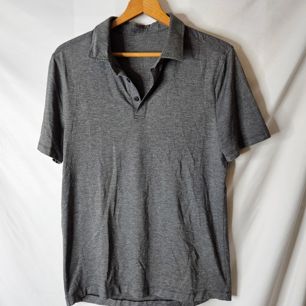 Lululemon‎ Athletica Mens Evolution Polo in Heathered gray sz M